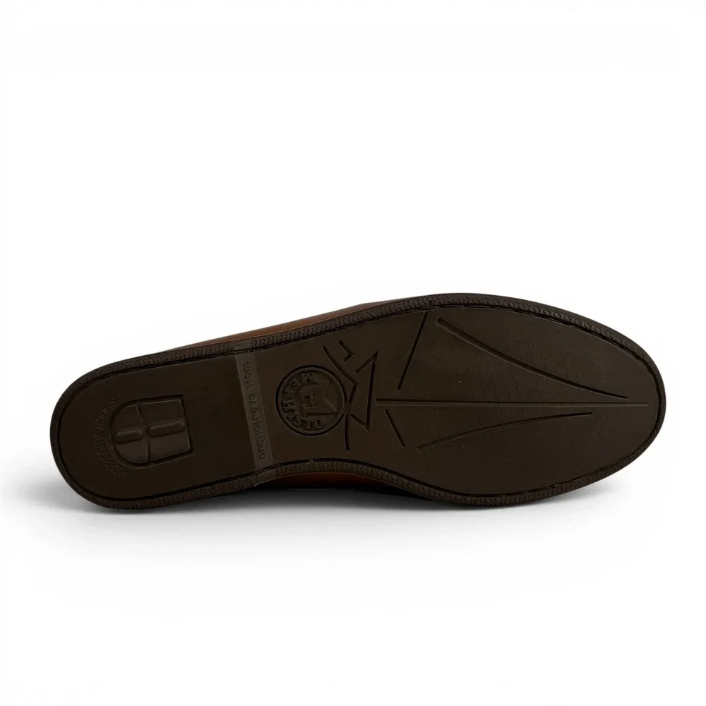 Mephisto Cap Vert Penny Loafers‎ Mens 10 Rust Brown Leather Comfort Slip On